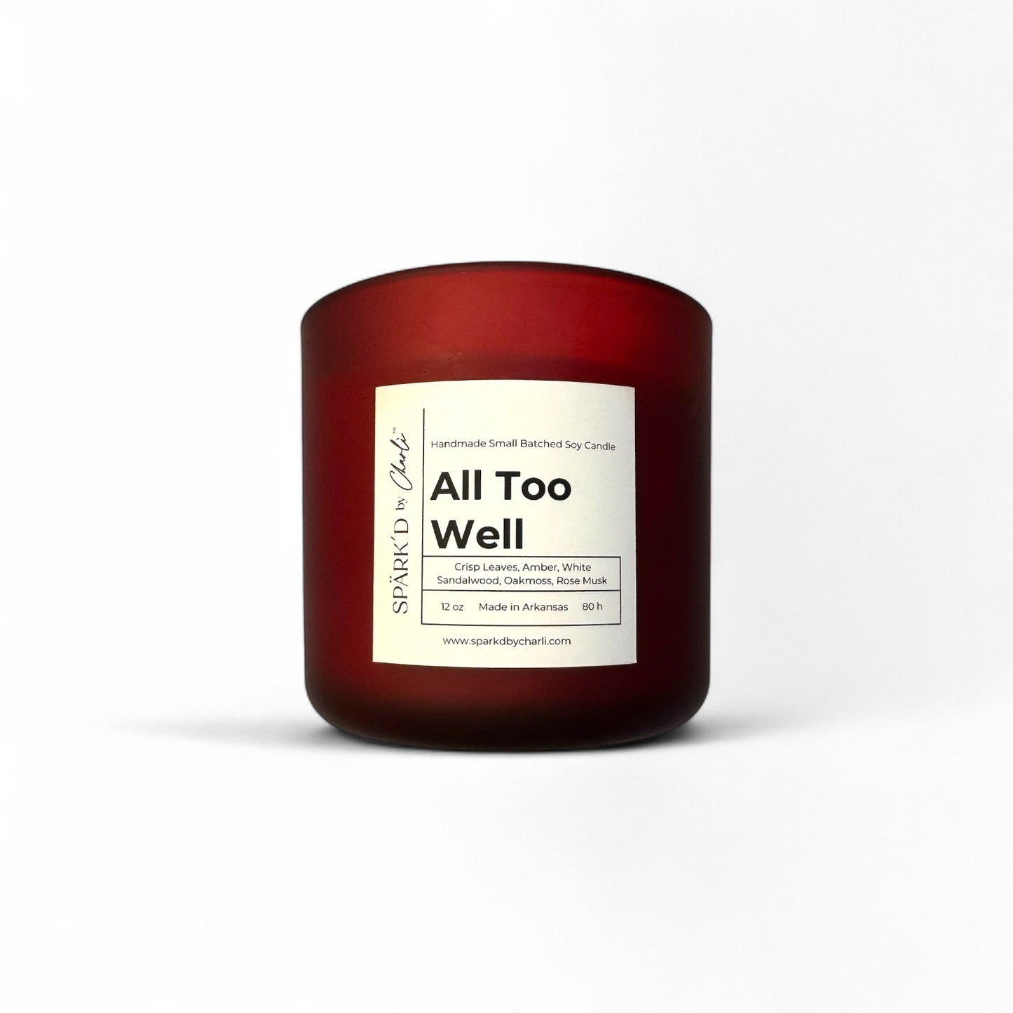 All Too Well (80 Hour Version) Soy Candle