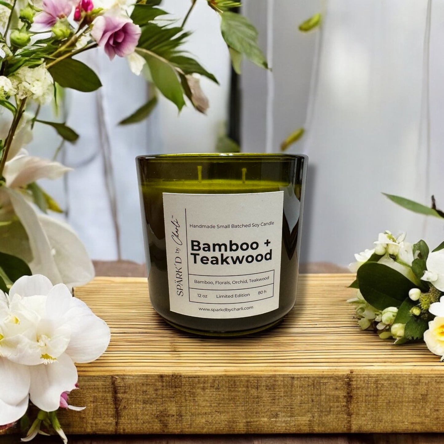 Bamboo + Teakwood Soy Candle