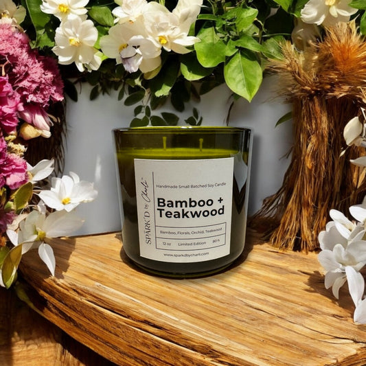 Bamboo + Teakwood Soy Candle