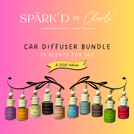 Spark'd by Charli™ Car Diffuser Bundle Set 1