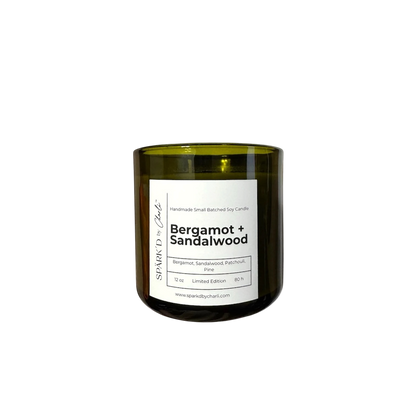 Bergamot + Sandalwood Soy Candle