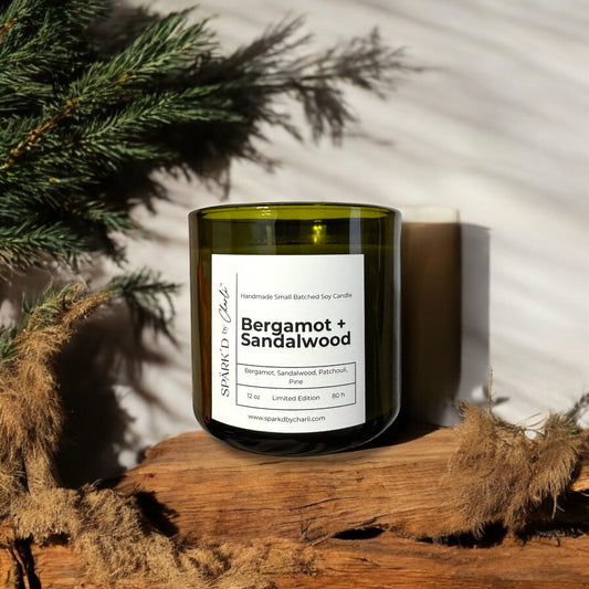 Bergamot + Sandalwood Soy Candle (Limited Edition)