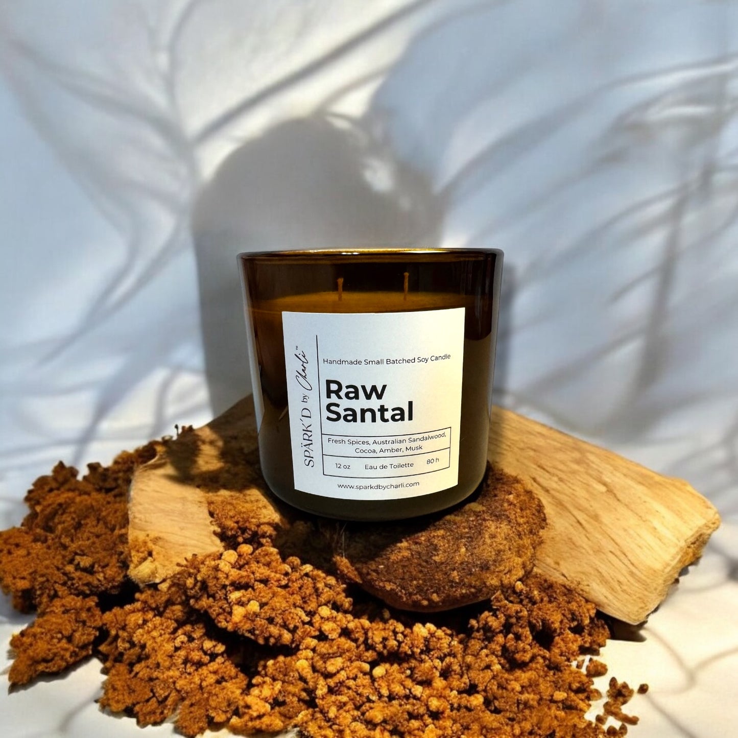 Raw Santal™ Soy Candle (Eau de Cologne)