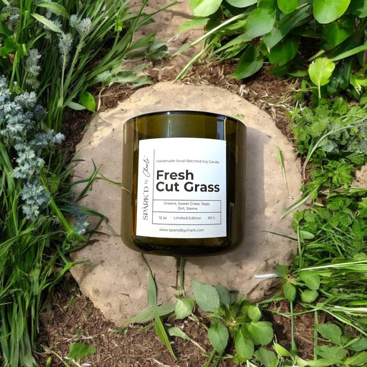 Fresh Cut Grass Soy Candle (Summer Edition)