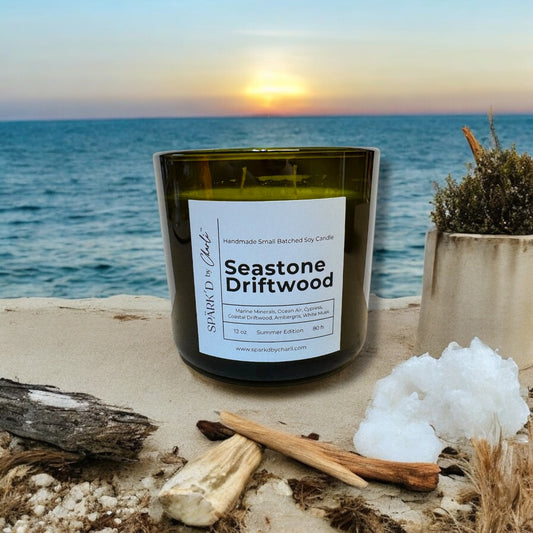 Seastone Driftwood Soy Candle (Summer Edition)