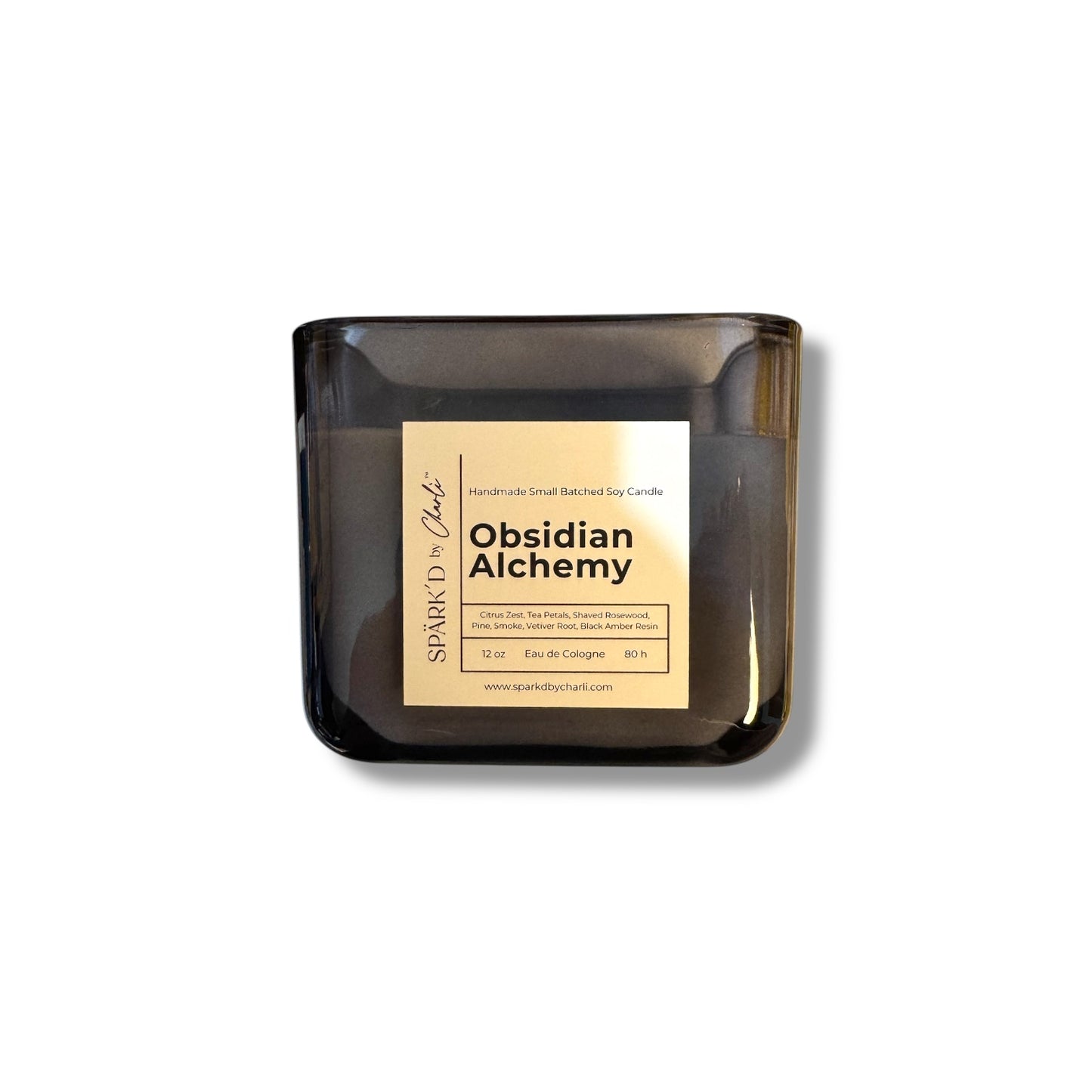 Obsidian Alchemy Soy Candle (Eau de Cologne)