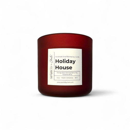 Holiday House Soy Candle