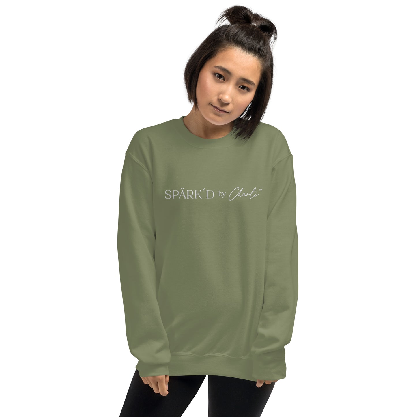 Spark'd by Charli™ Embroidered Unisex Sweatshirt