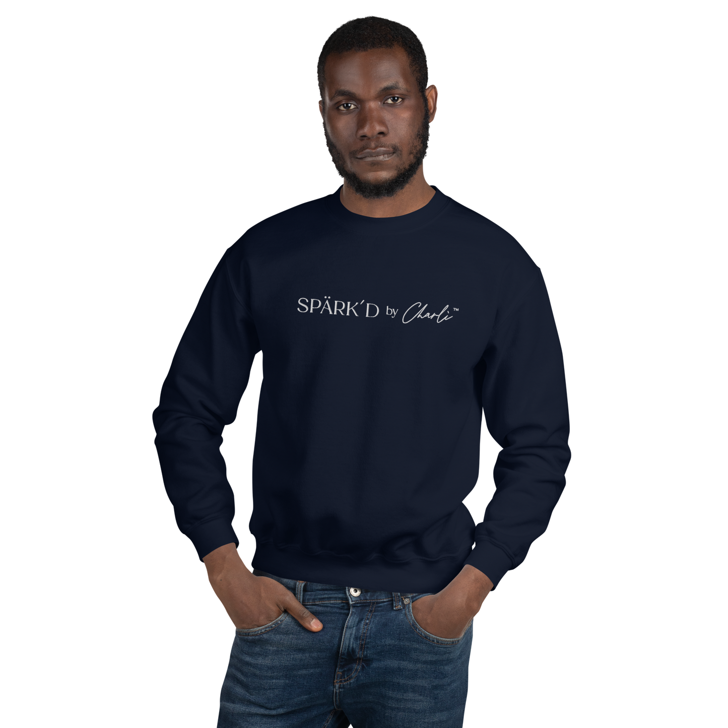 Spark'd by Charli™ Embroidered Unisex Sweatshirt