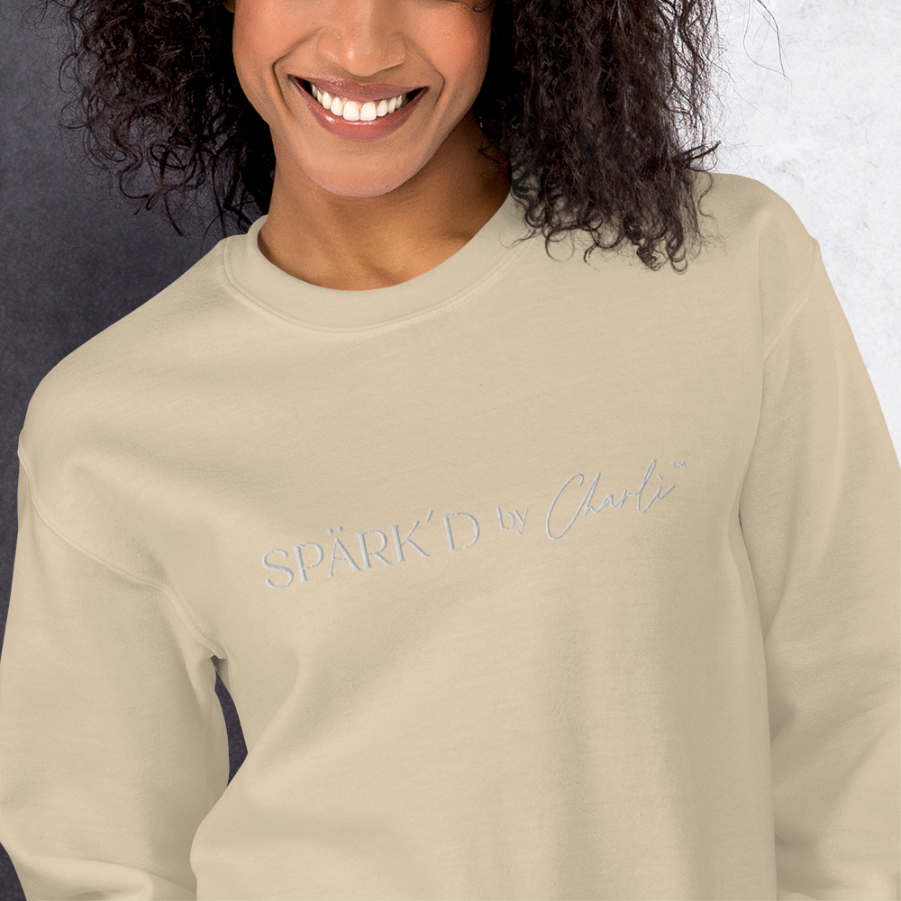 Spark'd by Charli™ Embroidered Unisex Sweatshirt