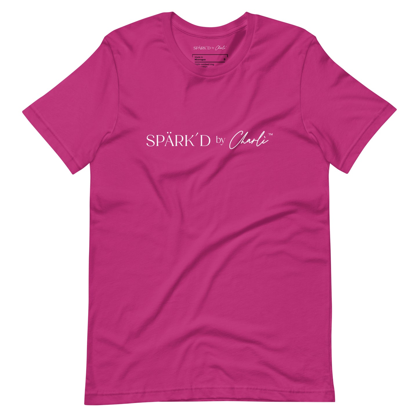 Spark'd by Charli™ Dark Unisex Tees