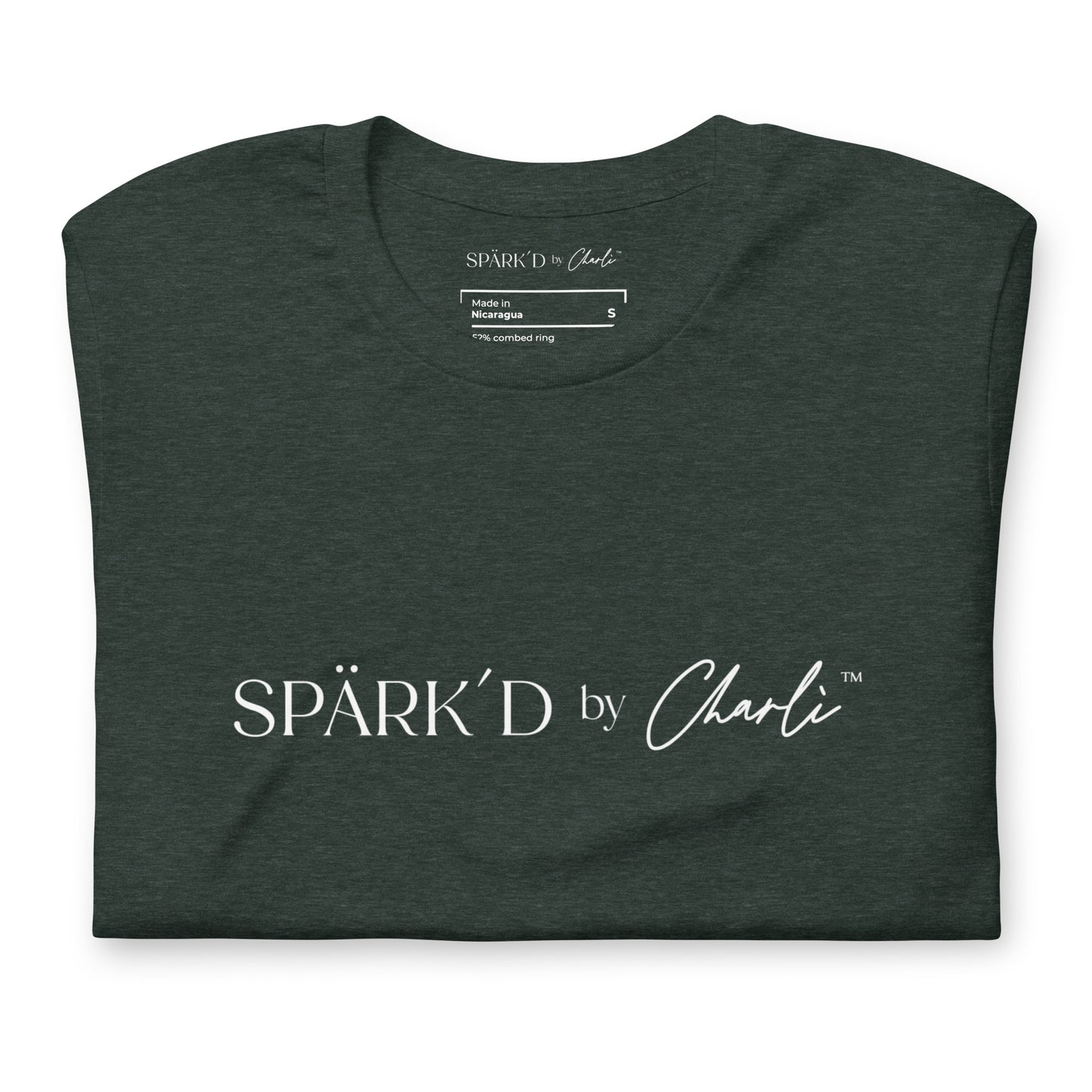 Spark'd by Charli™ Dark Unisex Tees