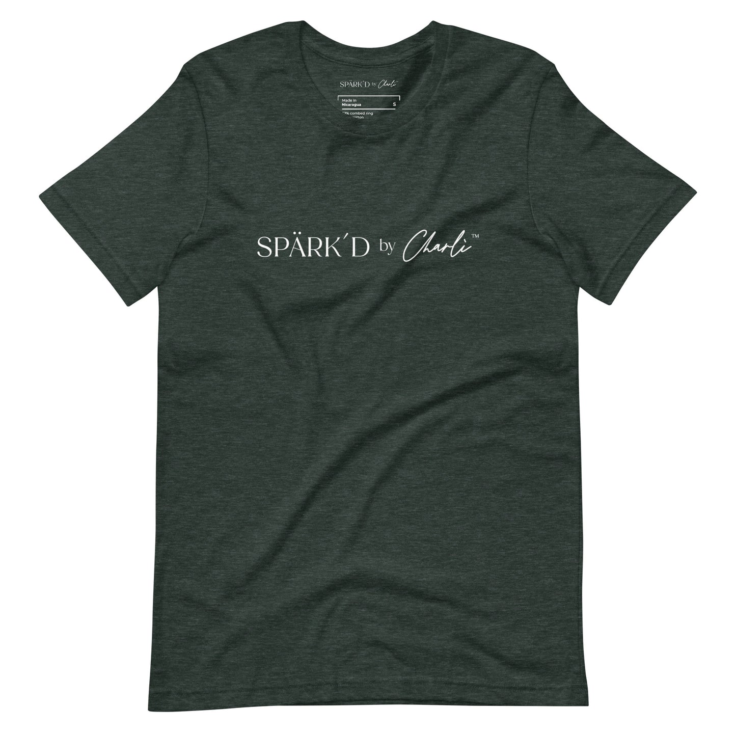 Spark'd by Charli™ Dark Unisex Tees